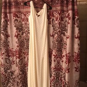 Ivory maxi dress